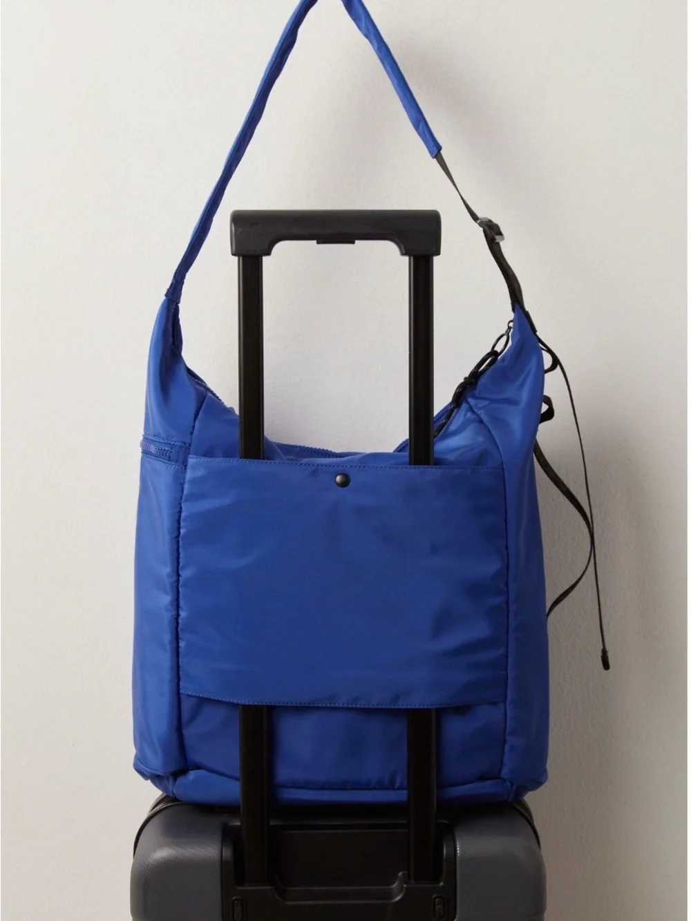 NWT Free People No Time Zones Carryall Tote Electric Shock